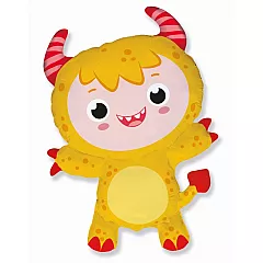 Шар Фигура Маленький чертенок Желтый